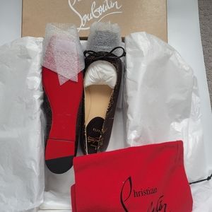 Brand new Christian louboutin flats